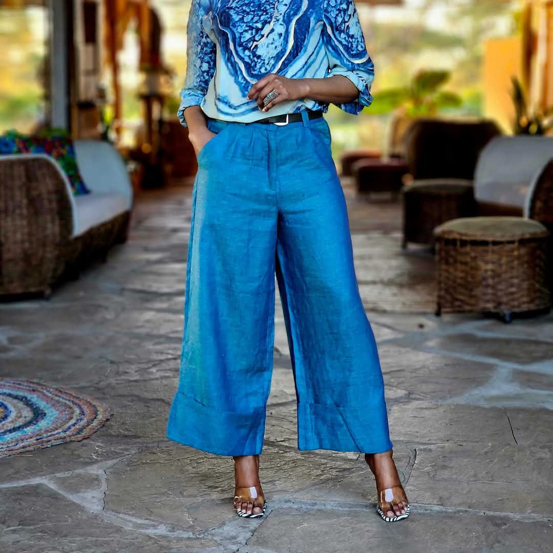 Nautica Pants Blue - Linen