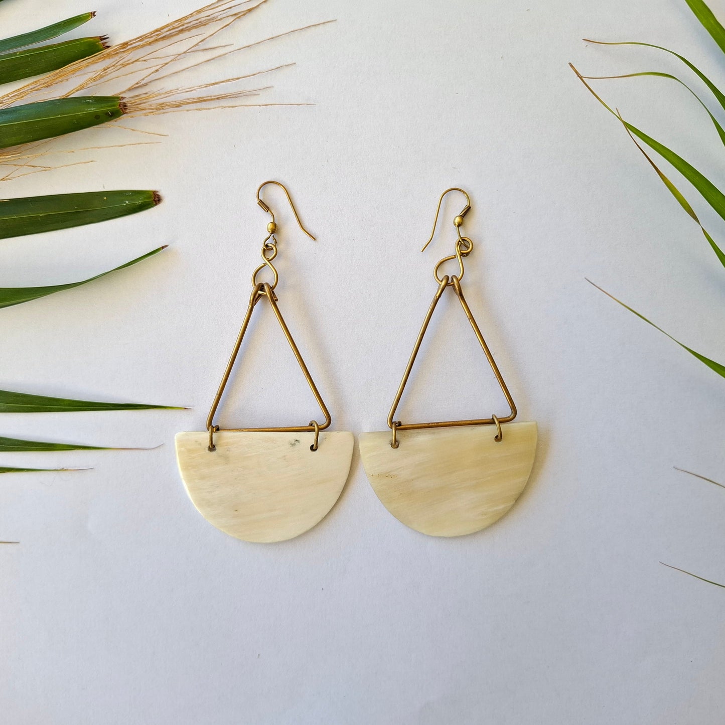 Brass Earrings 397