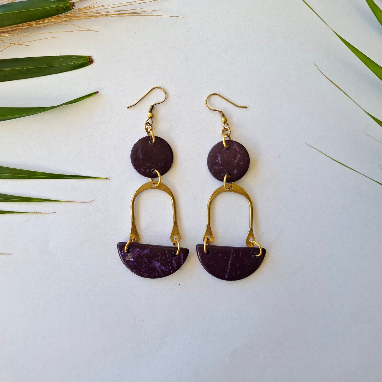 Brass Earrings 404