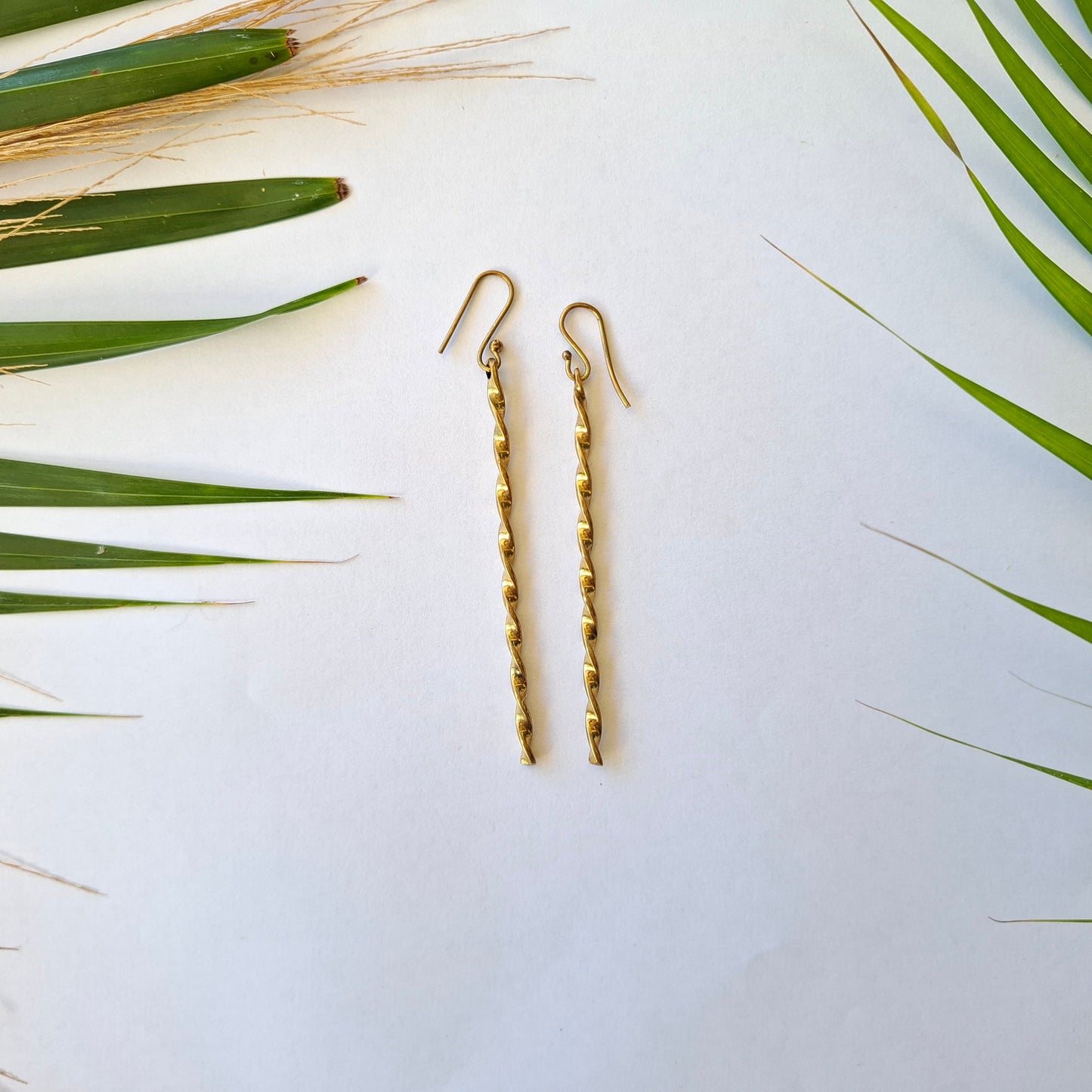 Brass Earrings 413