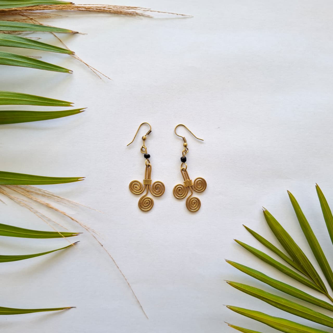 Brass Earrings 390