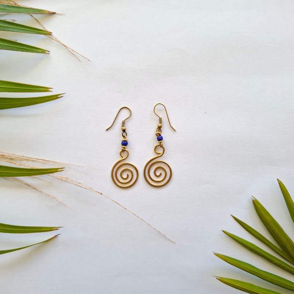 Brass Earrings 381