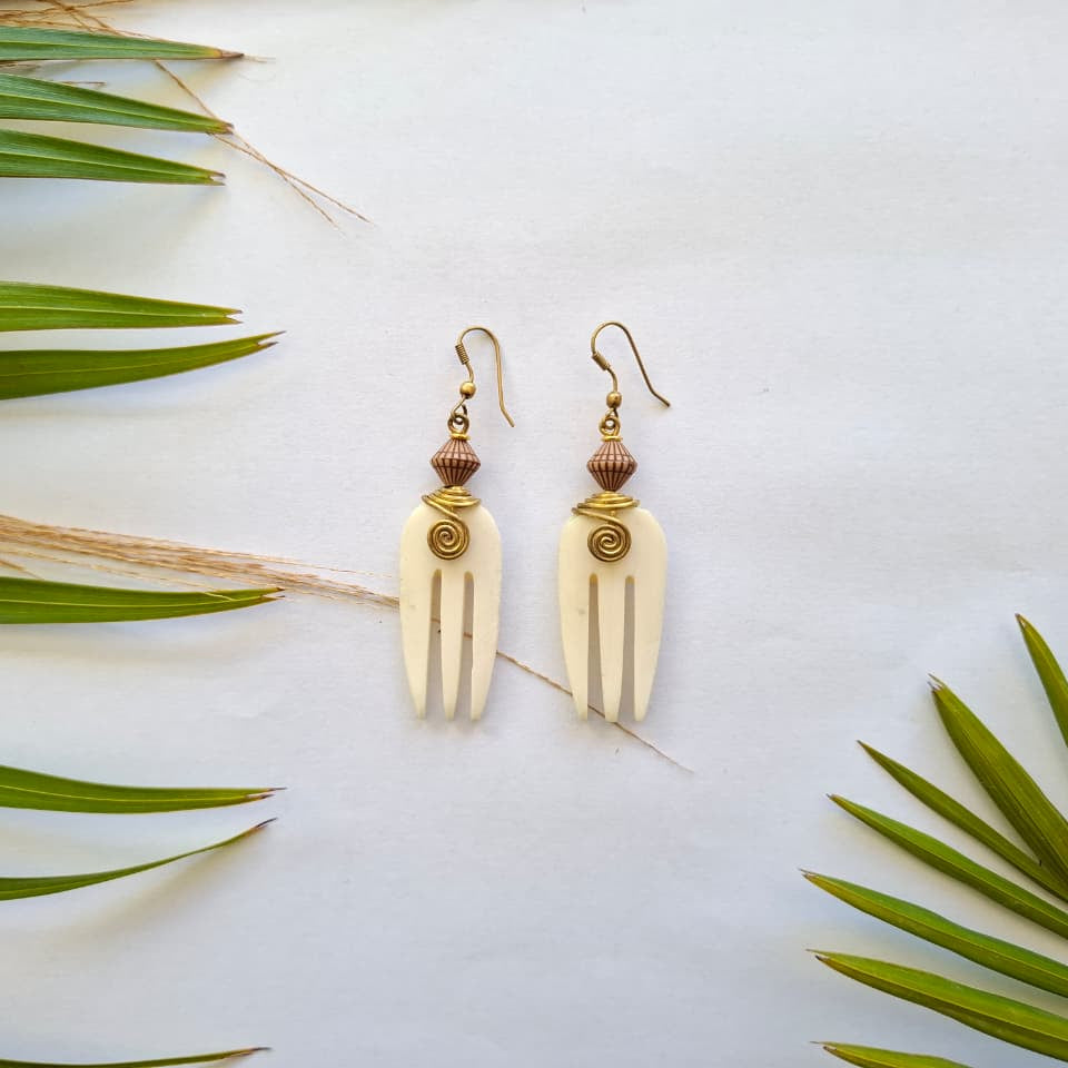 Brass Earrings 372