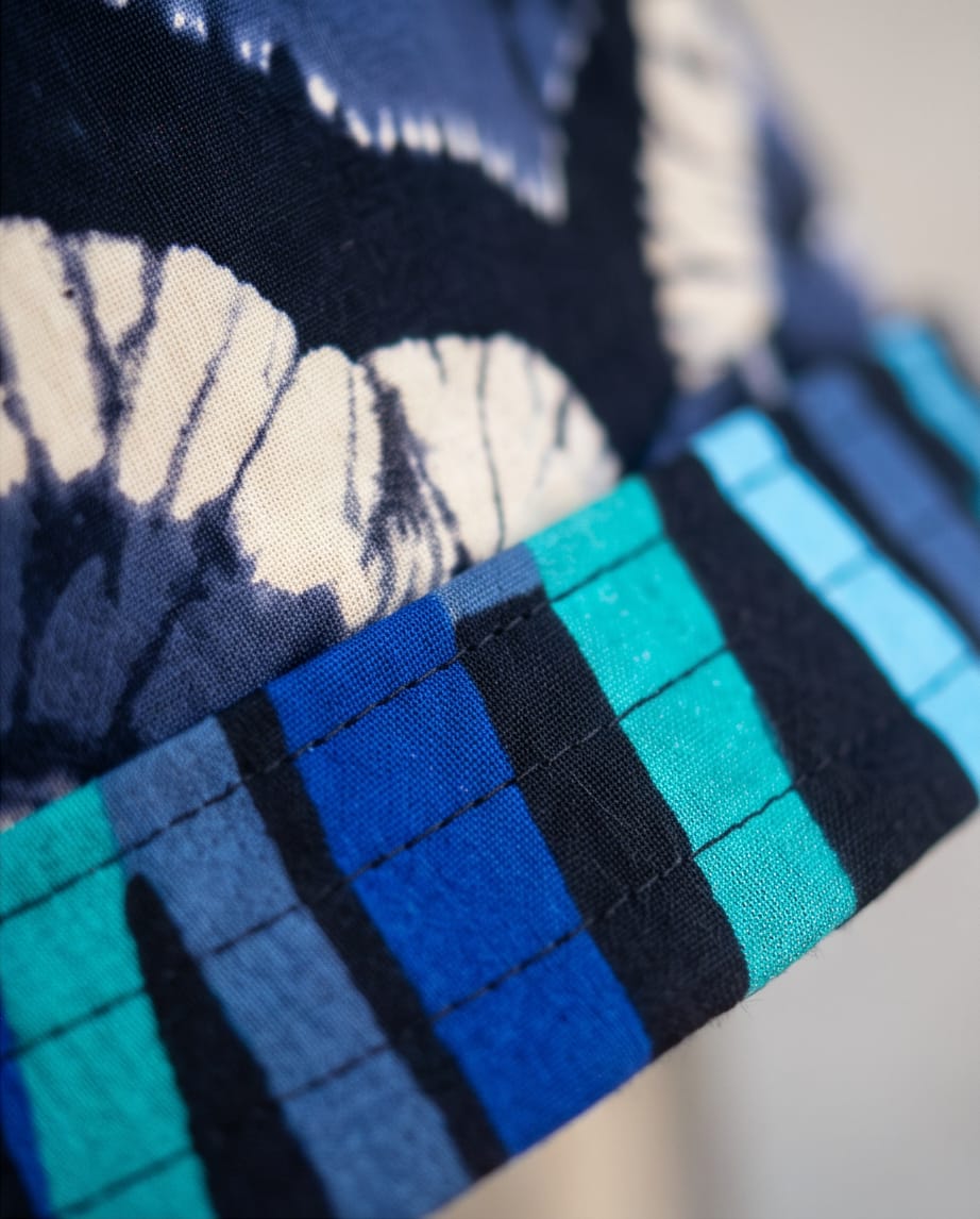 Reversable Bucket Hat - Deep Blue