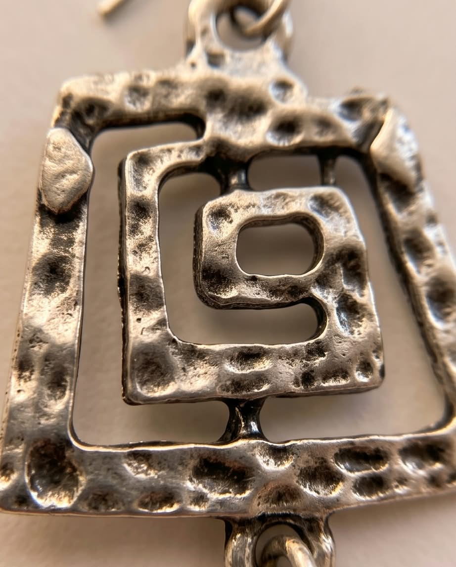 Silver-tone earrings 429