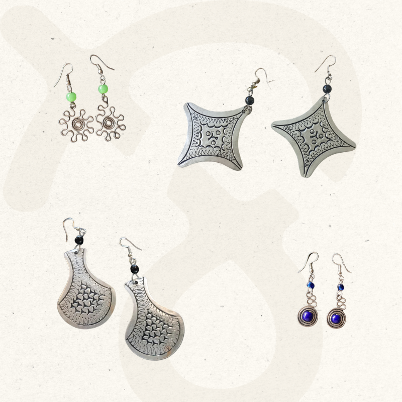 Aluminium Earrings