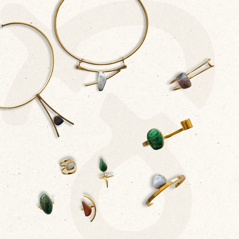 Jewellery with Semi-precious Stones