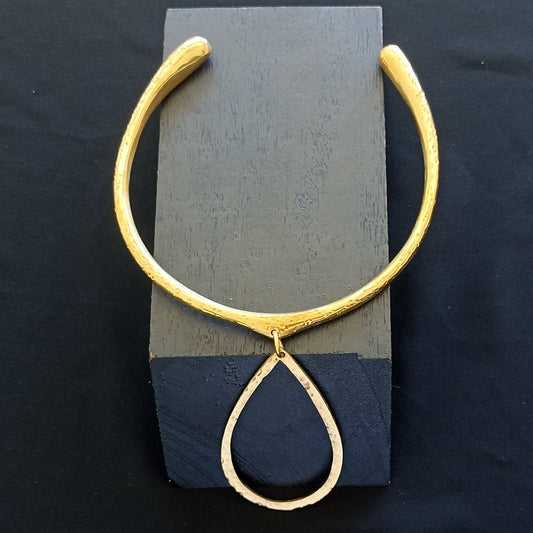 Brass necklace 113