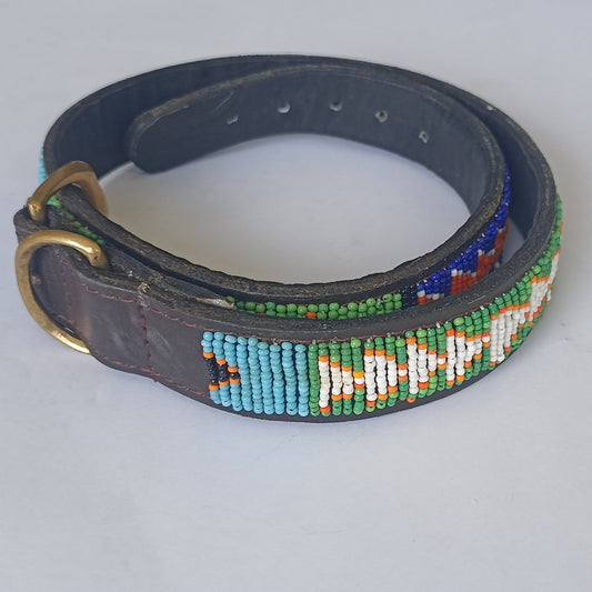 Beaded Dog Collar 07