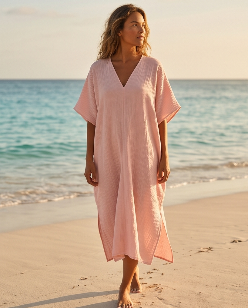 Diani Dress Pink - Cotton