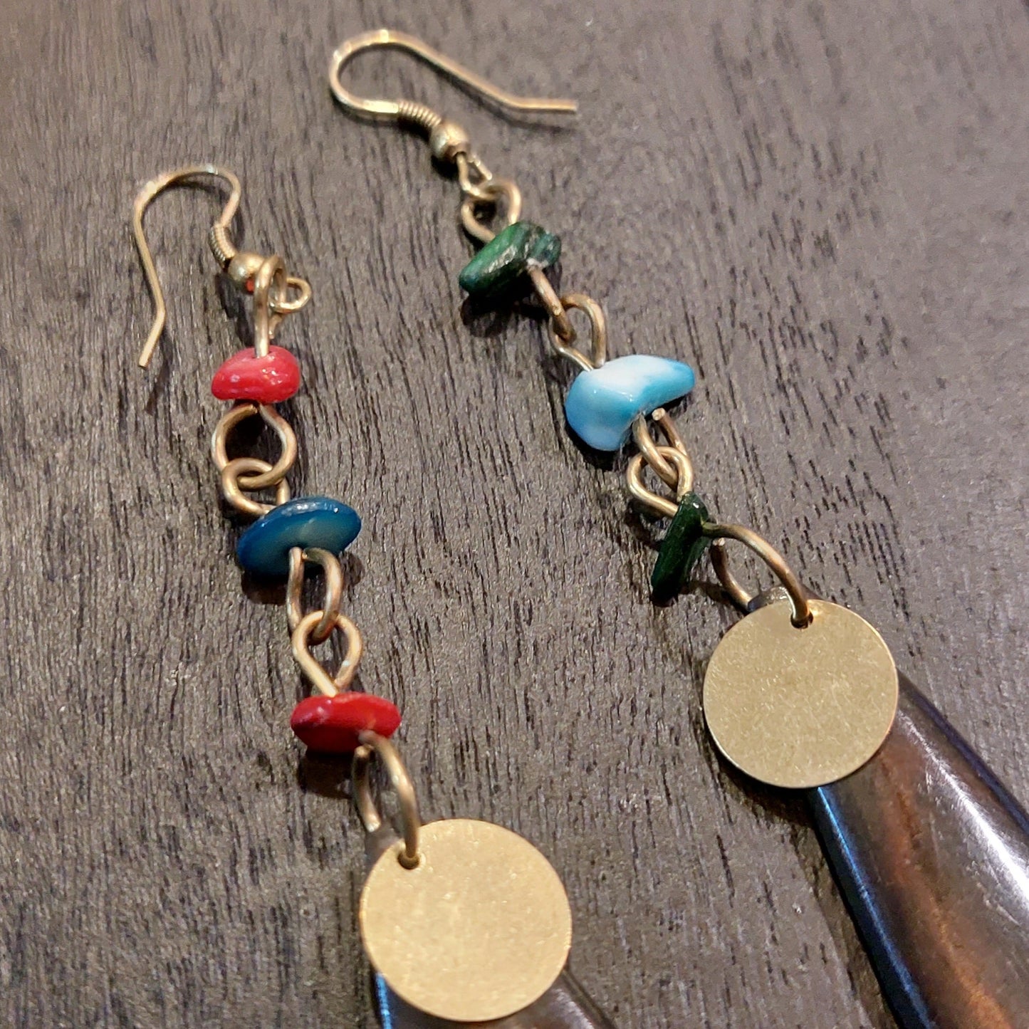 Brass Earrings 156