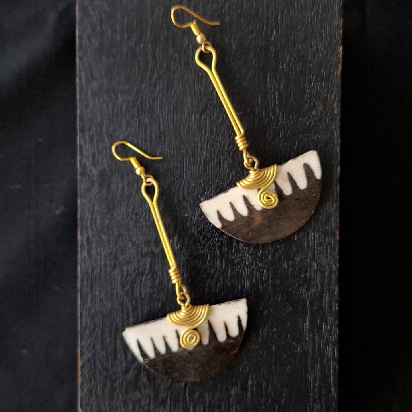 Brass Earrings 219