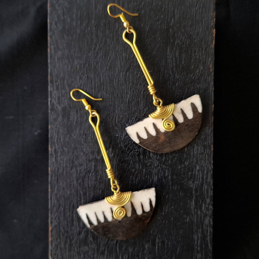 Brass Earrings 219