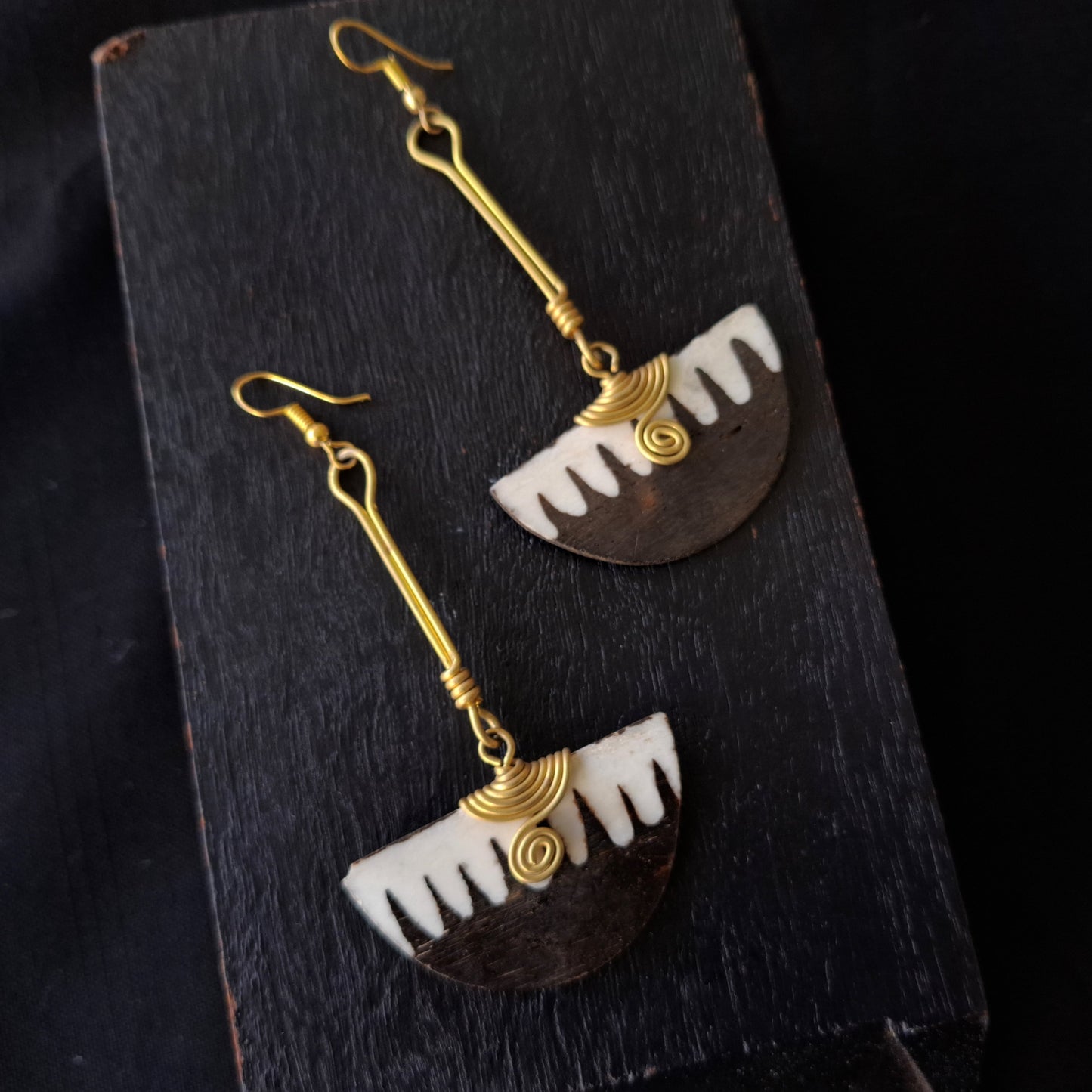 Brass Earrings 219