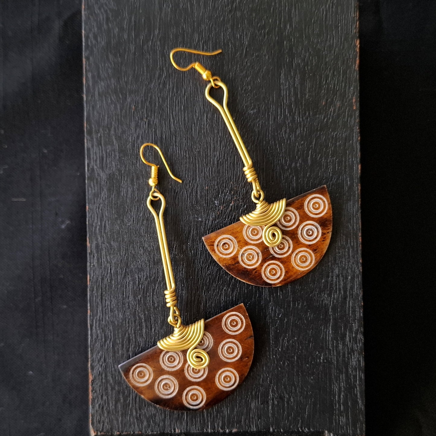 Brass Earrings 221