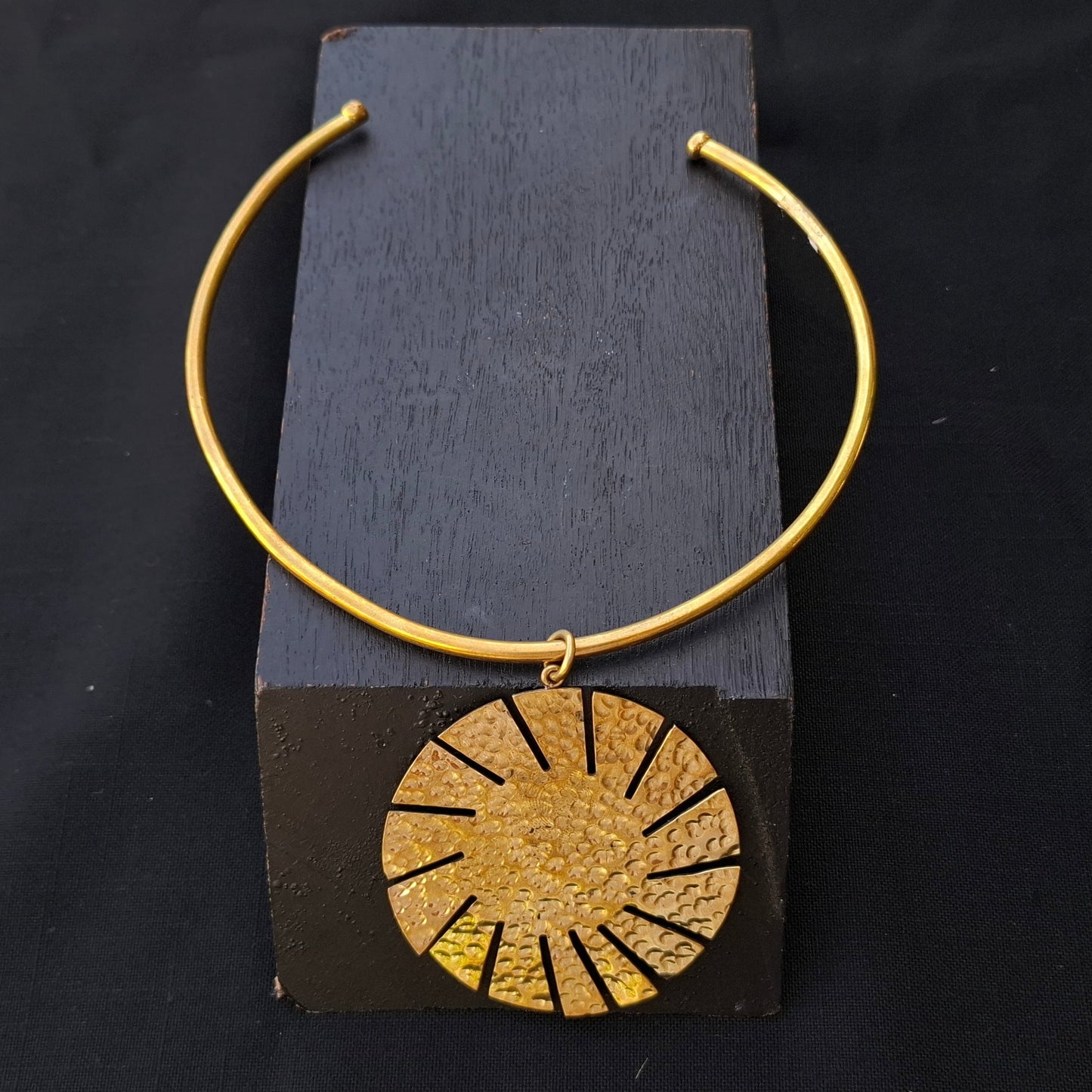 Brass necklace 155