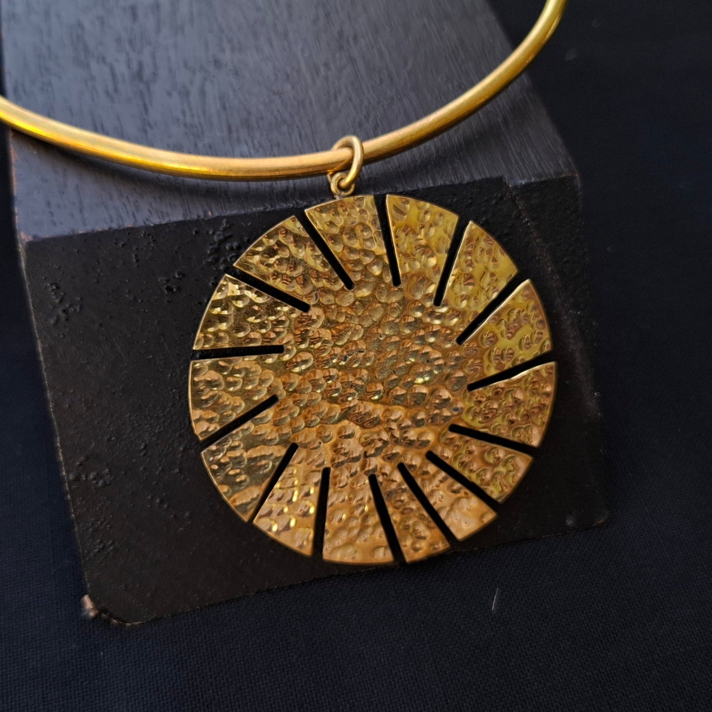 Brass necklace 155