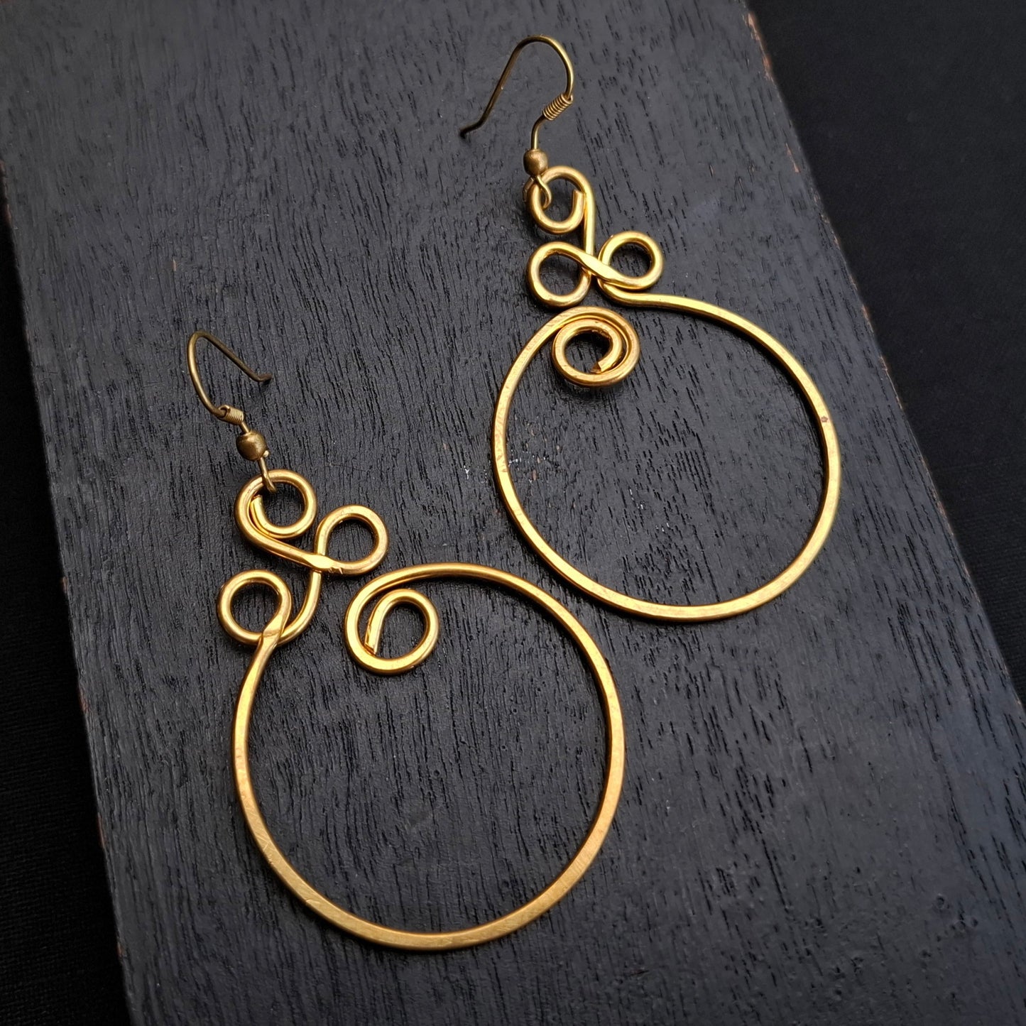 Brass Earrings 244