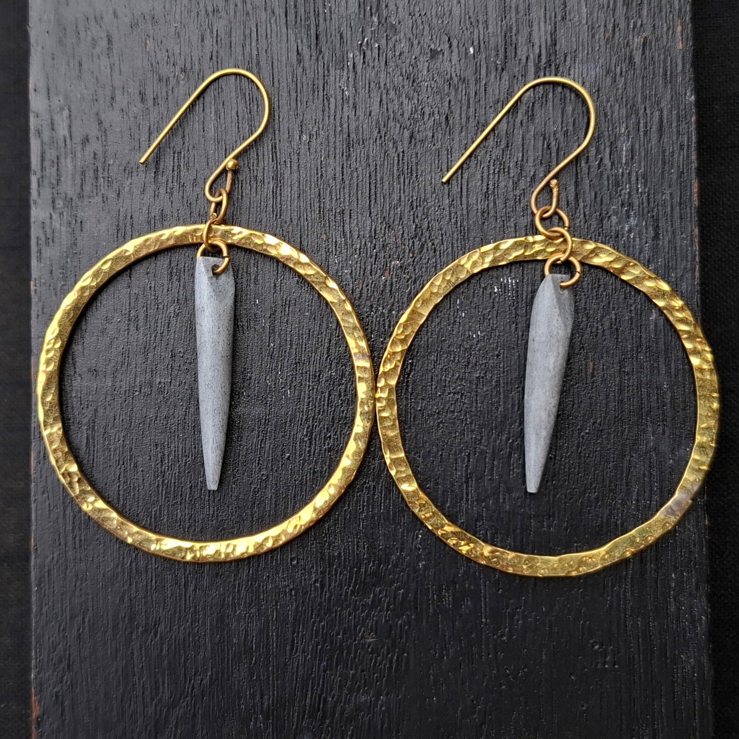 Brass Earrings 257