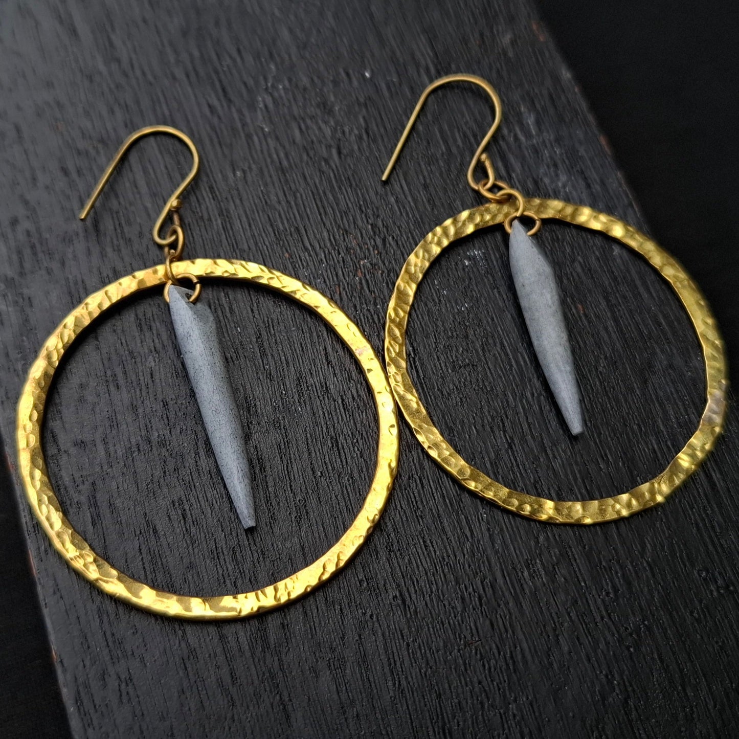 Brass Earrings 257