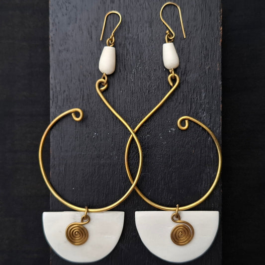 Brass Earrings 259