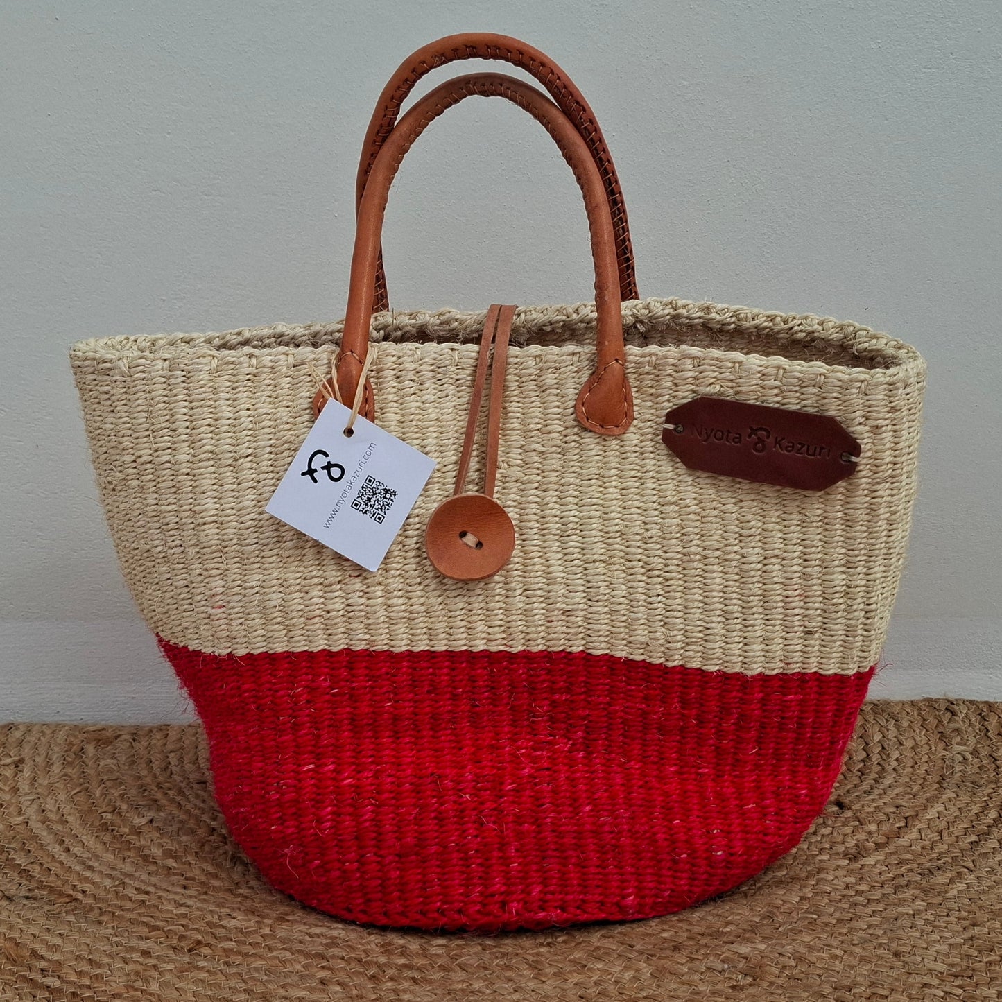 Sisal Bag 3 - Pink