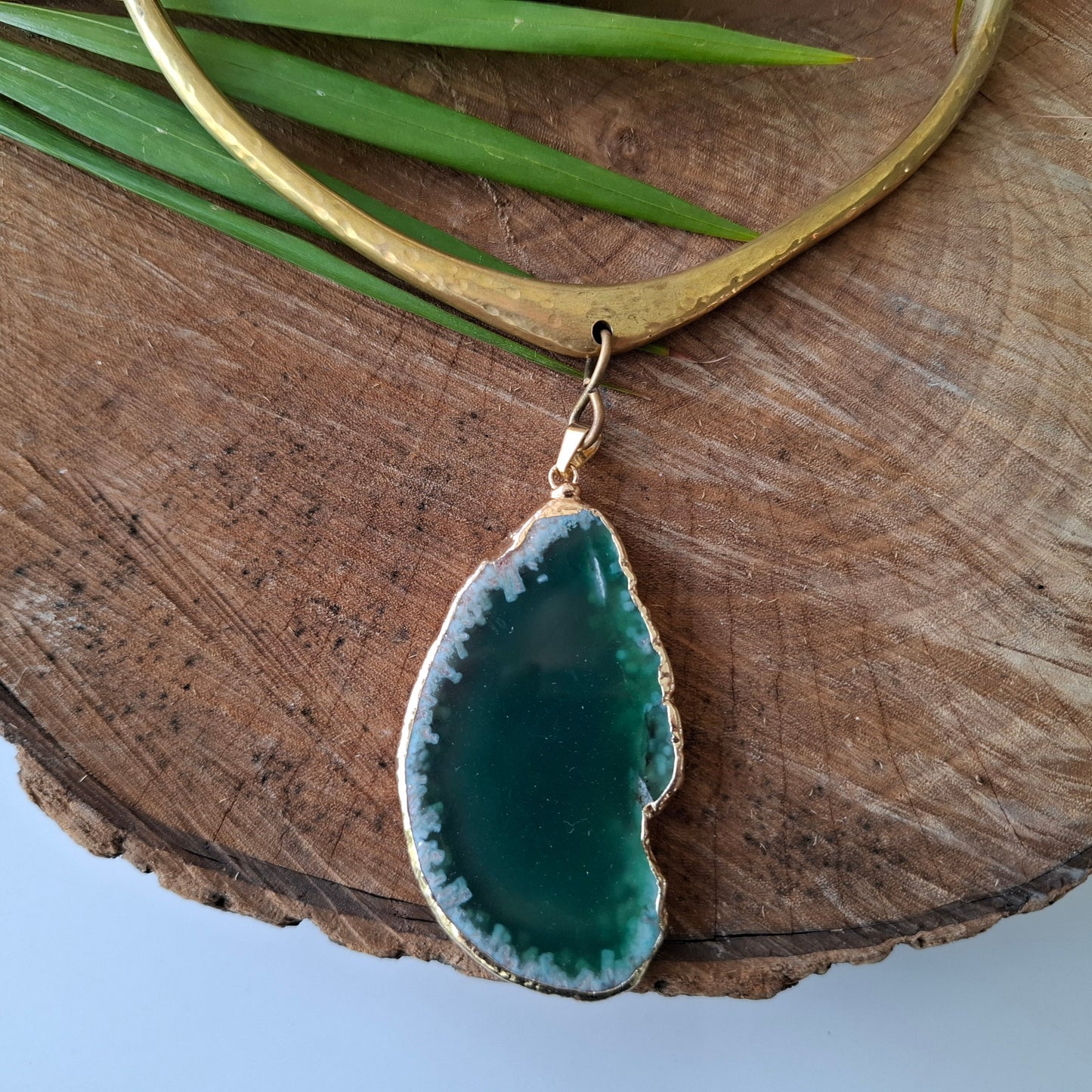 Brass necklace 230