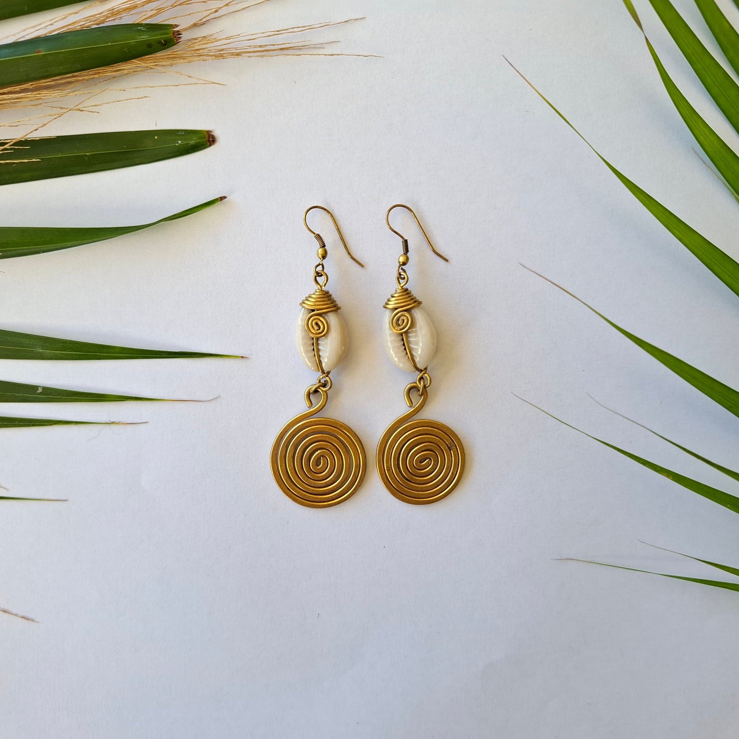 Brass Earrings 408
