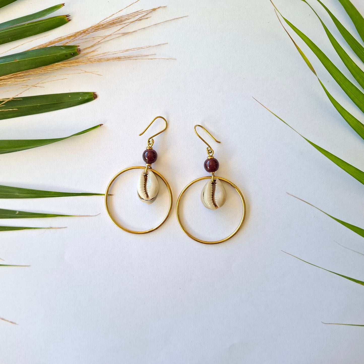 Brass Earrings 416