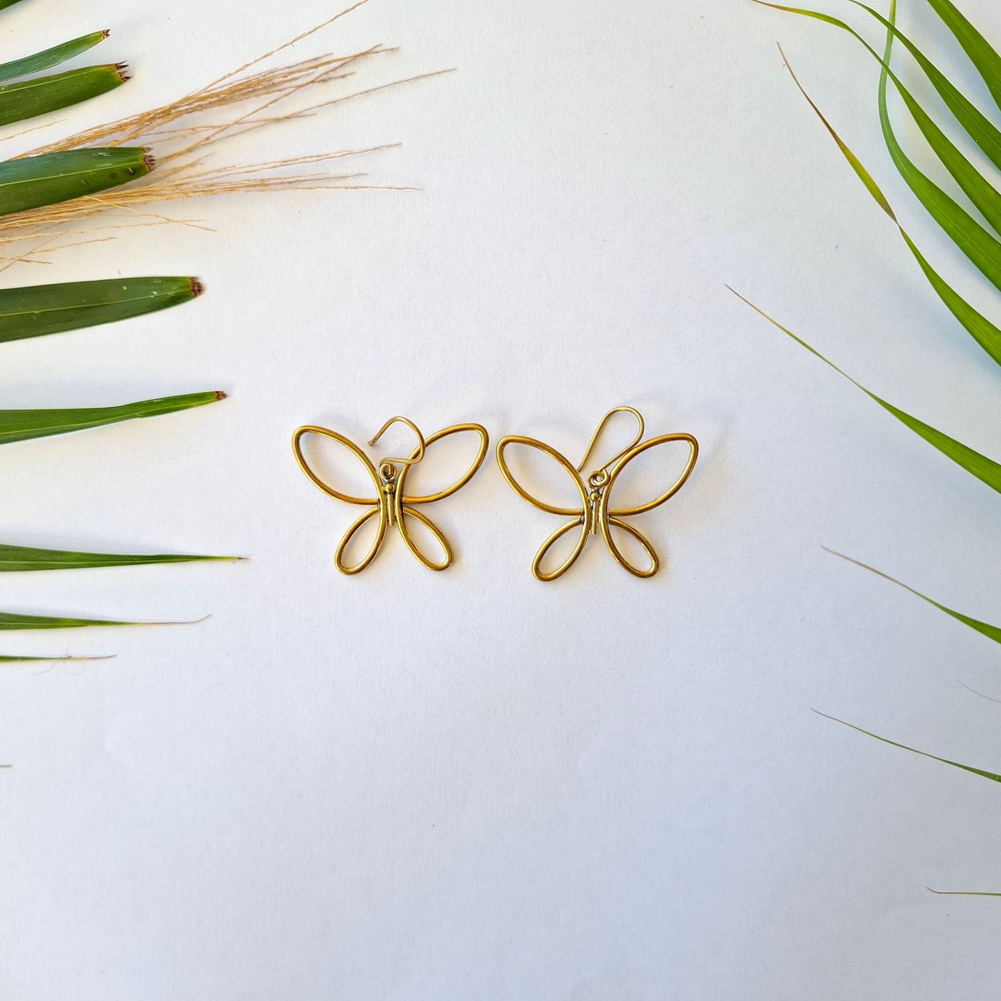 Brass Earrings 419