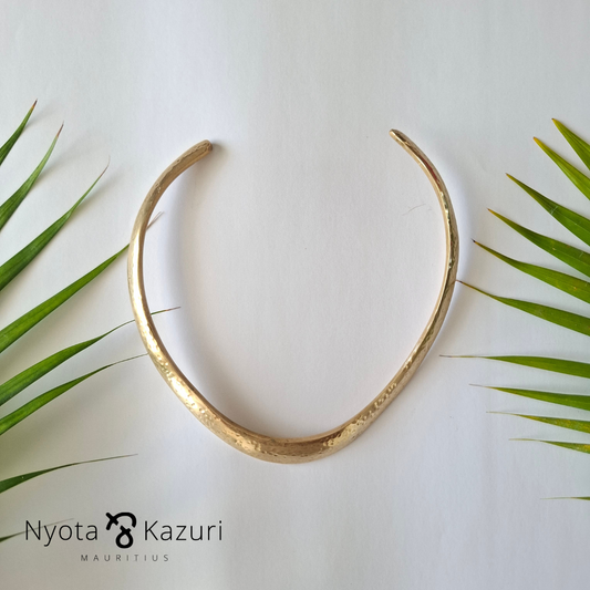 Brass necklace 86
