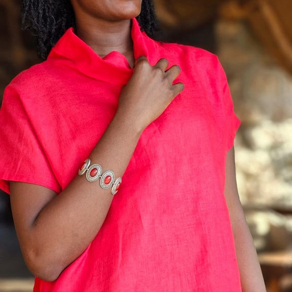 Turtelneck dress - Linen