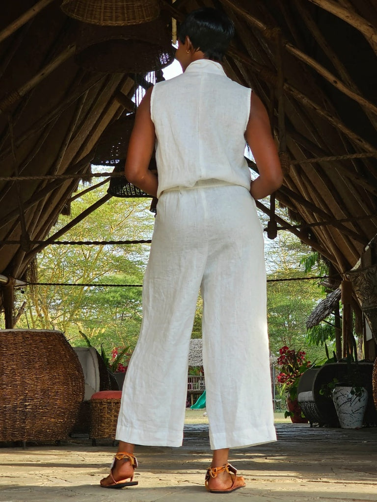 Monaco Jumpsuit - Linen