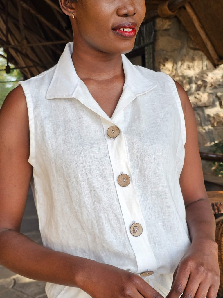 Monaco Jumpsuit - Linen
