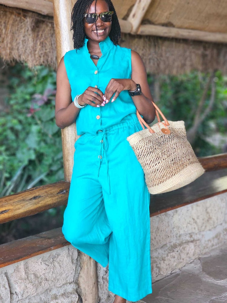 Monaco Jumpsuit - Linen