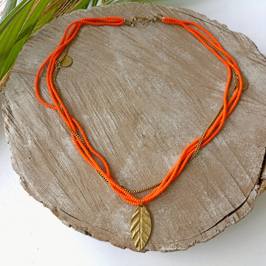 Beaded necklace 161