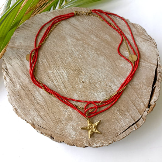 Beaded necklace 159
