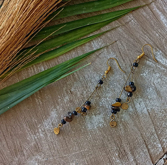 Brass Earrings 338