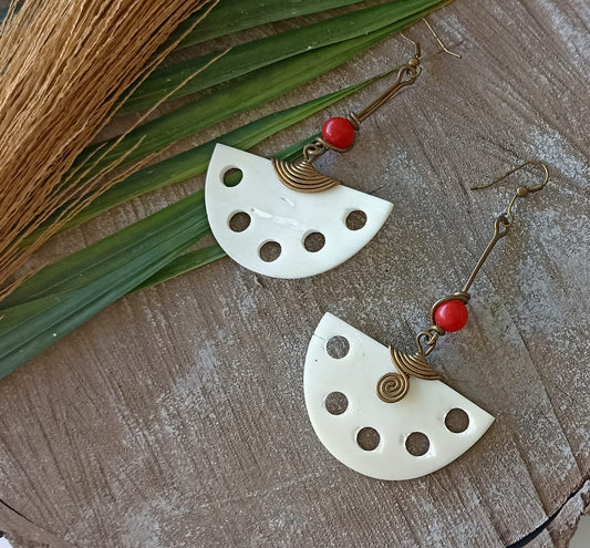Brass Earrings 277