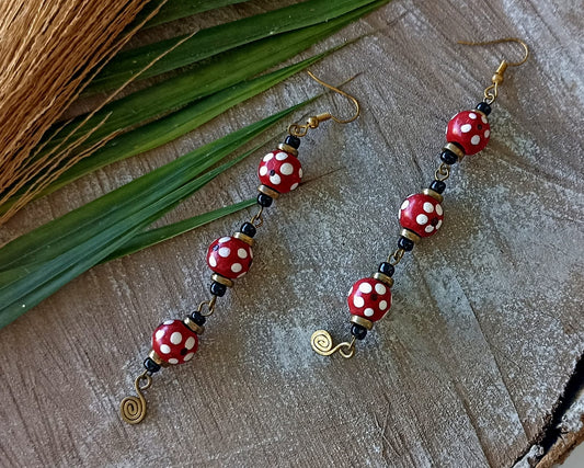 Brass Earrings 324