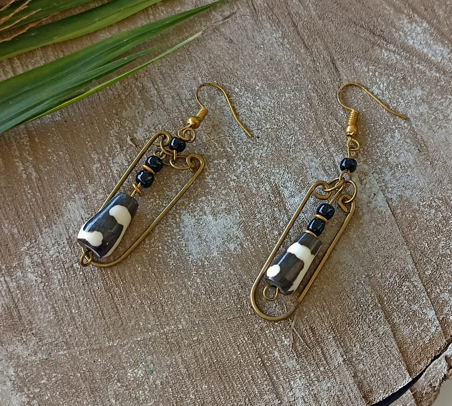 Brass Earrings 335