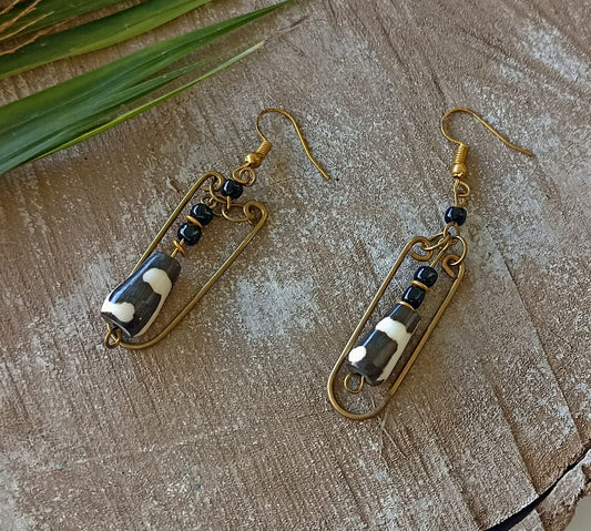 Brass Earrings 335