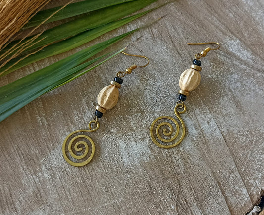 Brass Earrings 321