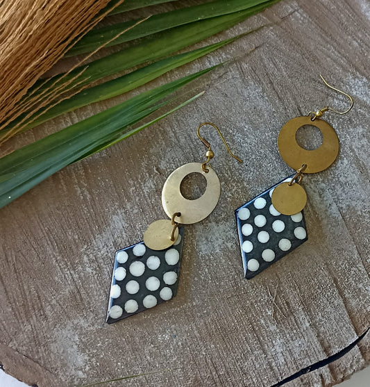 Brass Earrings 283