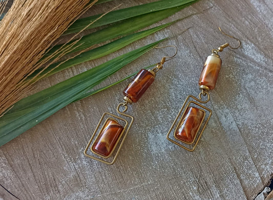 Brass Earrings 333