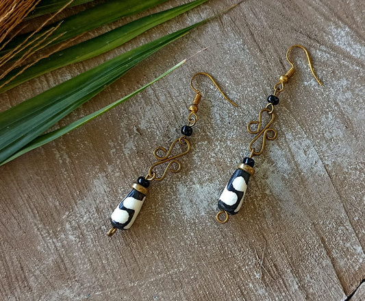 Brass Earrings 334