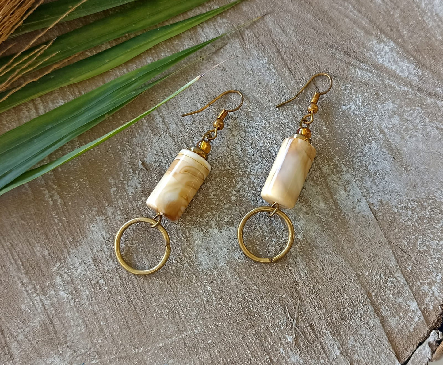 Brass Earrings 316