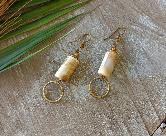 Brass Earrings 316