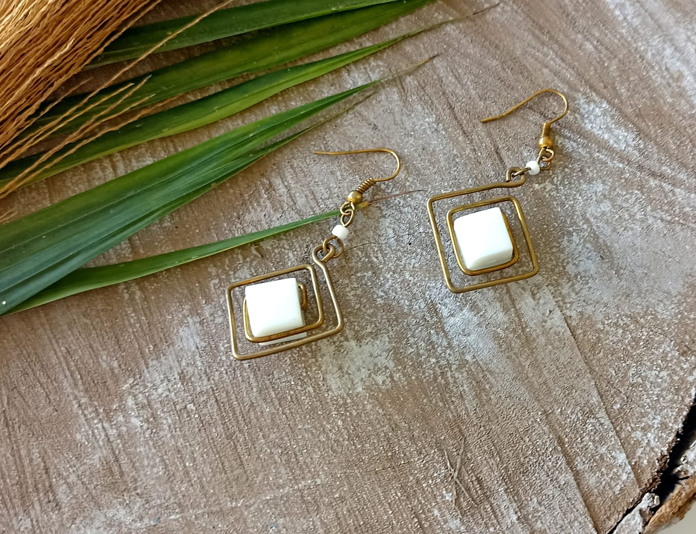 Brass Earrings 318