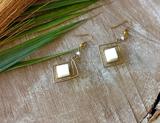 Brass Earrings 318